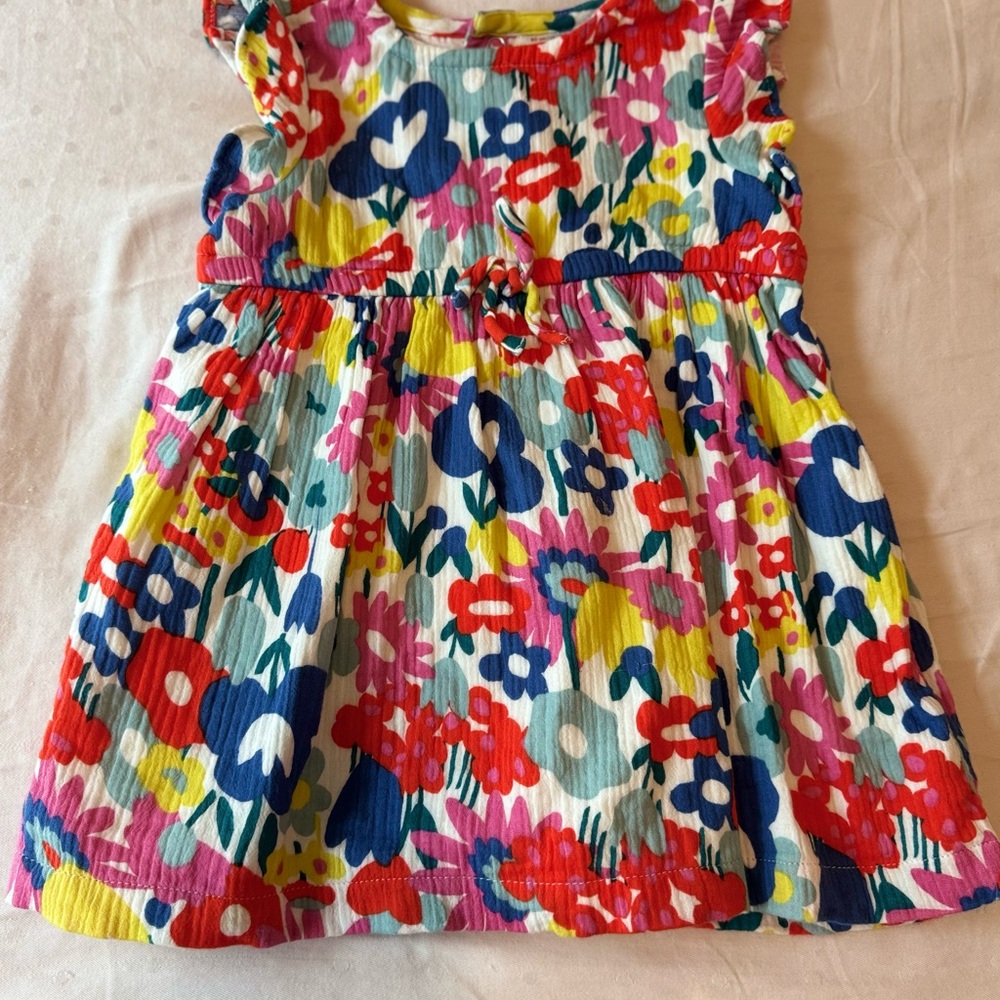 Hanna Andersson Multicolor Floral Kids Dress